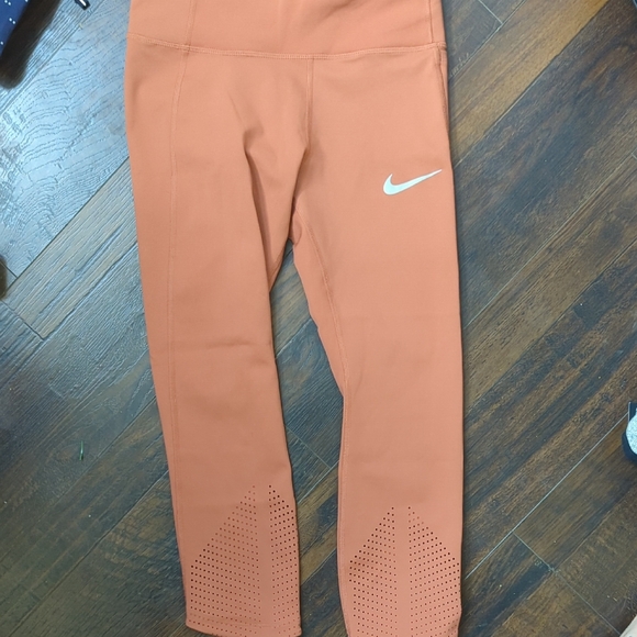 Nike Pants - Nike Orange 3/4 Leggings